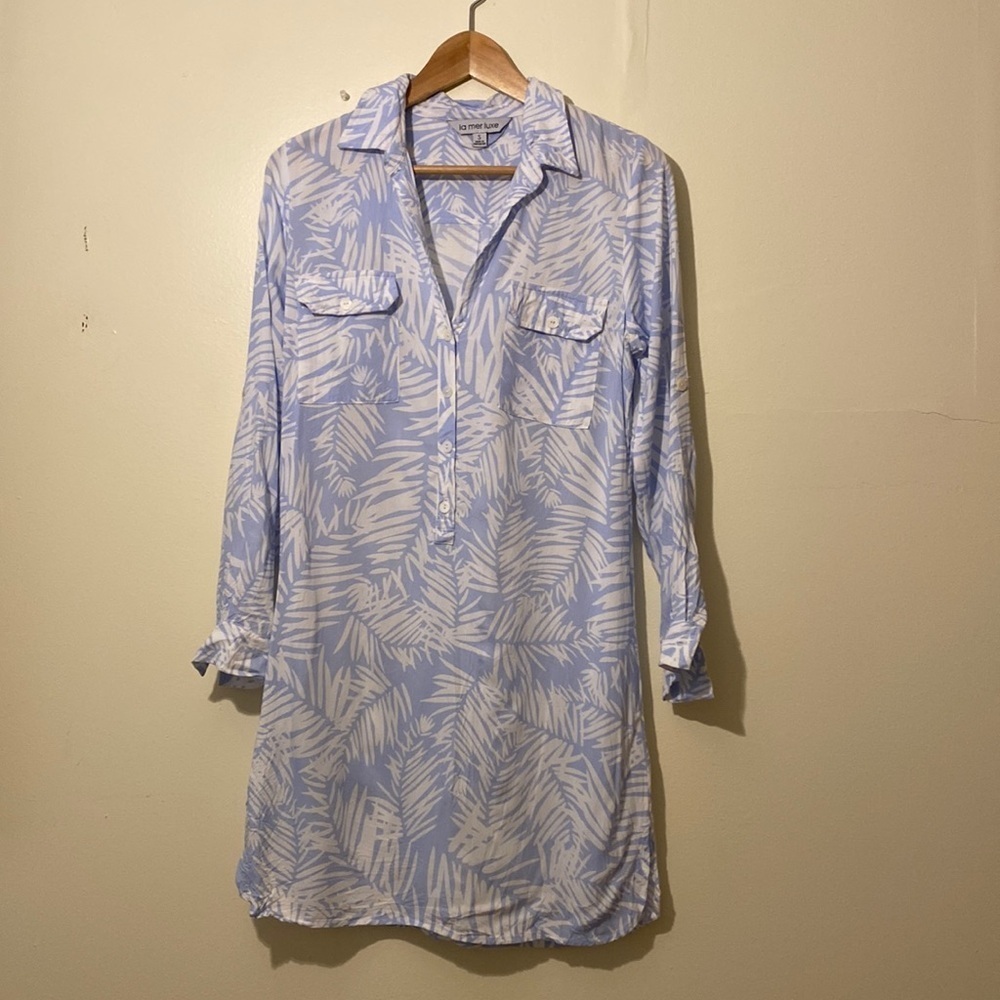 LA MER LUXE RAYON DRESS . Size S